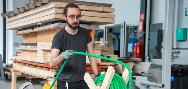 Assemblage des sondes – embobinage de la sonde pour entreposage